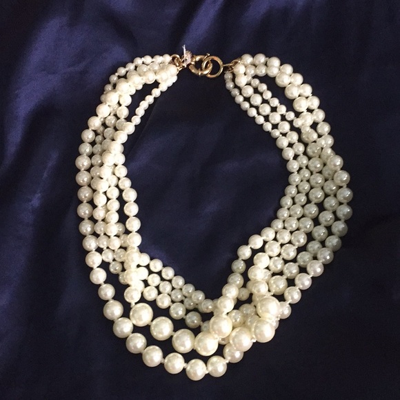 Pearl Twisted Hammock Necklace by J. Crew - Picture 1 of 2